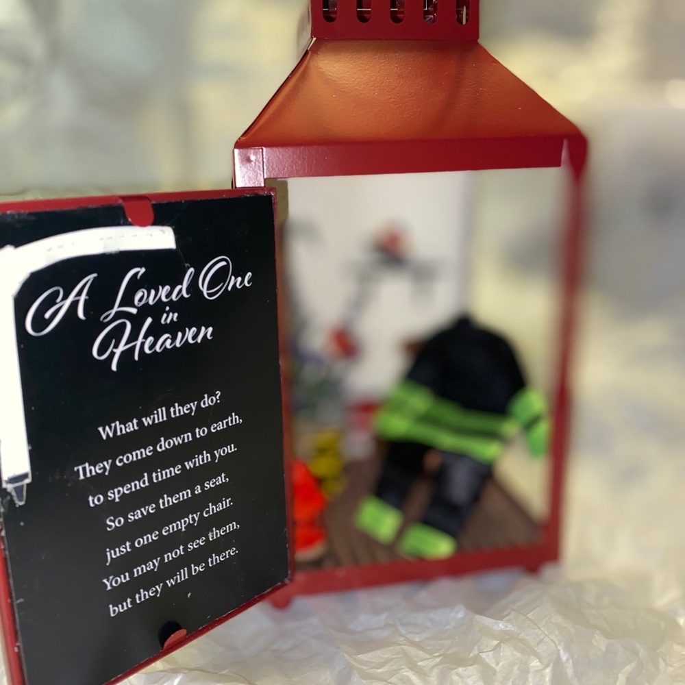 A loved one in heaven firefighter.